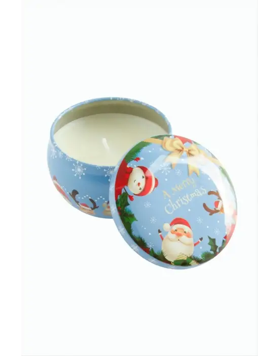 Kardan Adam Yılbaşı Kapaklı Mum 6 cm
