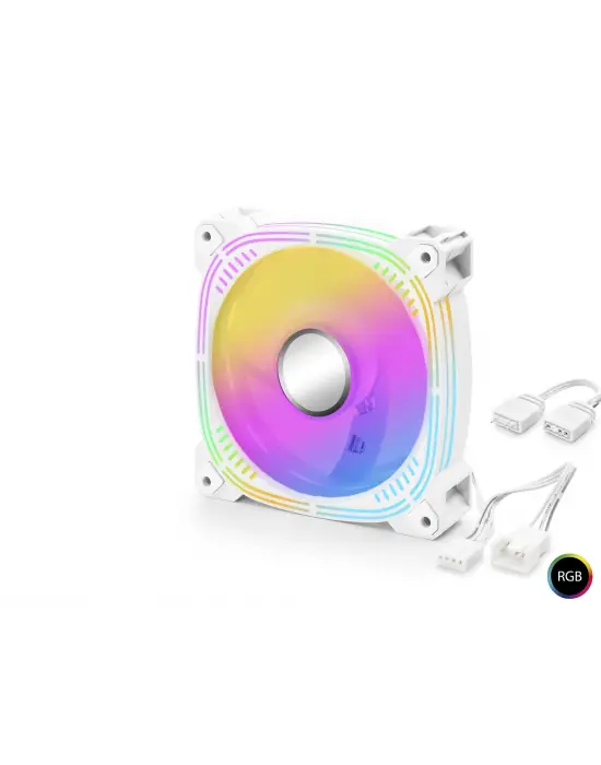 Kasa Fanı 3. Nesil Argb 12 Cm - Beyaz ND2657