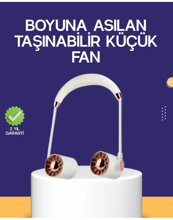 Katlanabilir Asılabilir Mini Fan Usb Şarjlı 3 Kademeli Sessiz