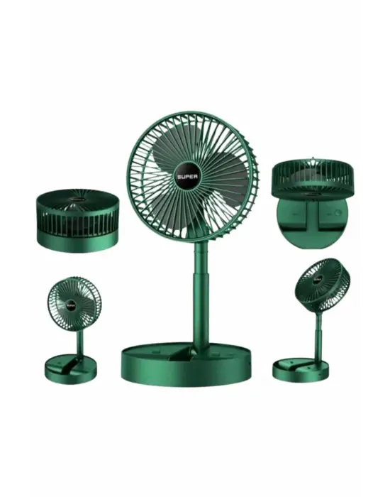 Katlanabilir Usb Şarjlı Masaüstü Soğutucu Mini Fan Telefon Tutucu