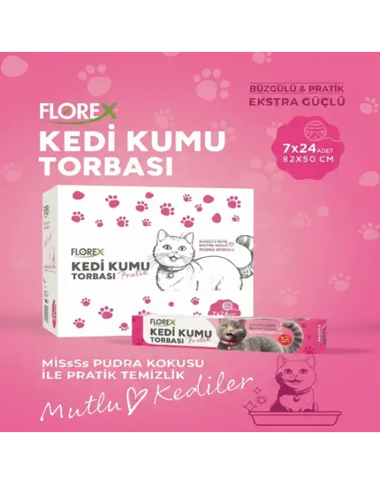 Kedi Kumu Torbası Pudra Kokulu