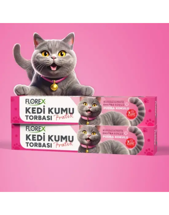 Kedi Kumu Torbası Pudra Kokulu