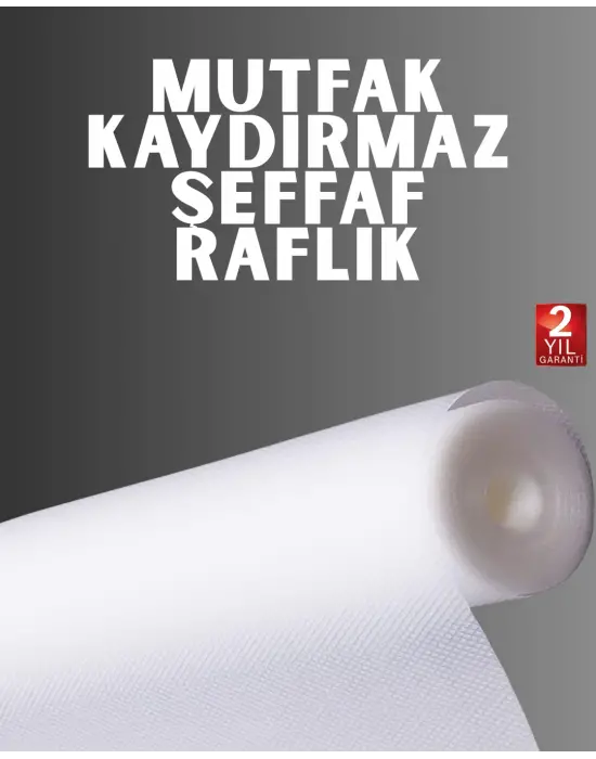 Kesilebilir Şeffaf Raflık Çekmece Kaplaması Mutfak İçin