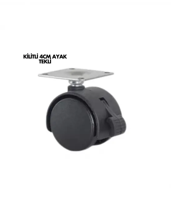 Kilitli 4cm Ayak Tekli