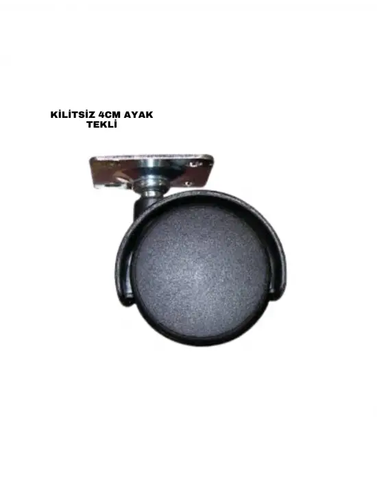 Kilitsiz 4cm Ayak Tekli
