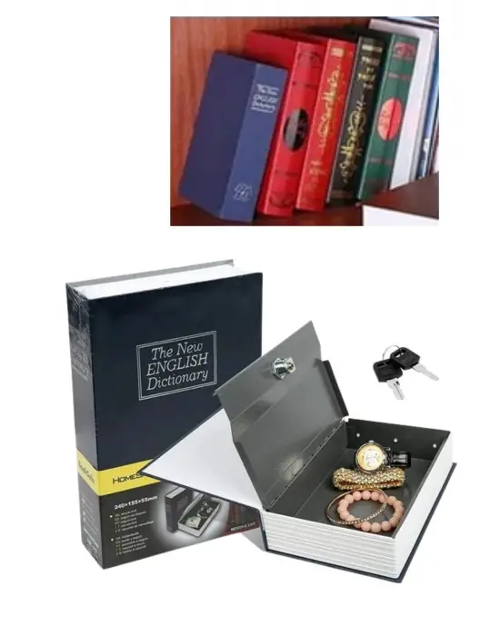 Kitap Görünümlü Gizli Kasa