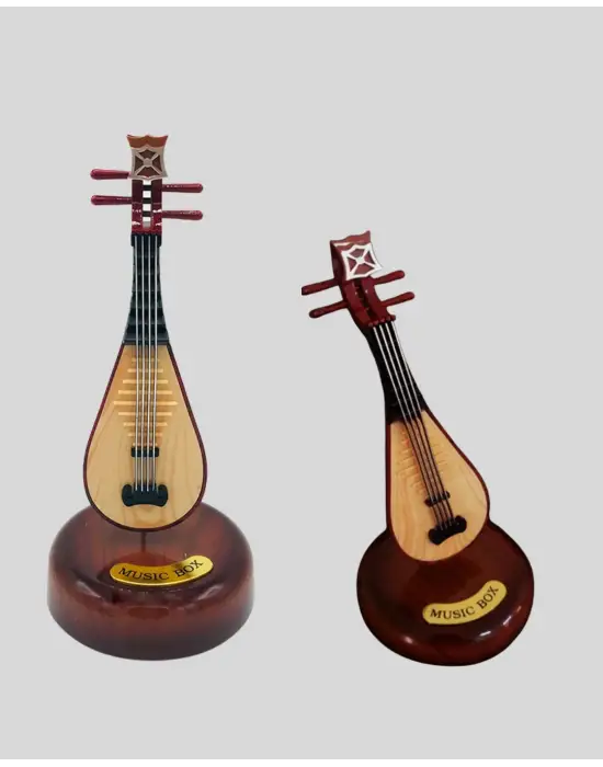Klasik Ud Figürlü Melodili Müzik Kutusu Şık Hediyelik