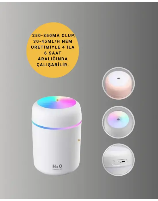 Kompakt Boyutlu Nemlendirici – 30-45ml/h Buhar Kapasiteli