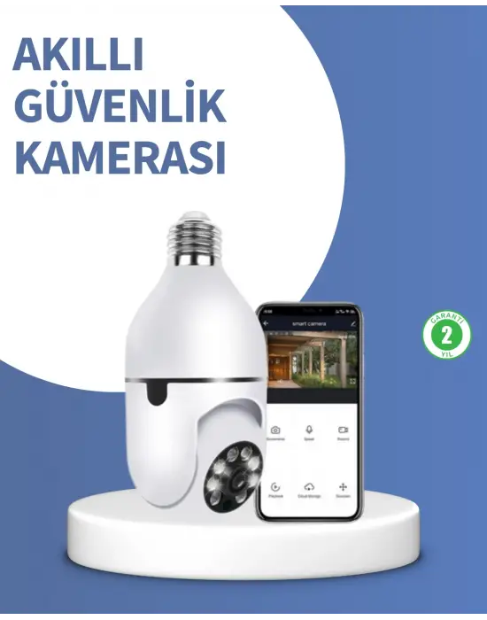 Kompakt Tasarımlı Gece Görüşlü Kablosuz Kamera