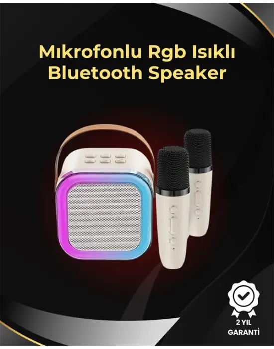 Kompakt Tasarımlı Ve Kolay Taşınabilir Karaoke Sistemi