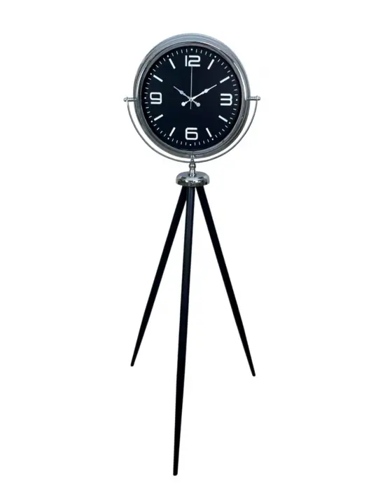 Krom Asil Tripod Ayaklı Saat