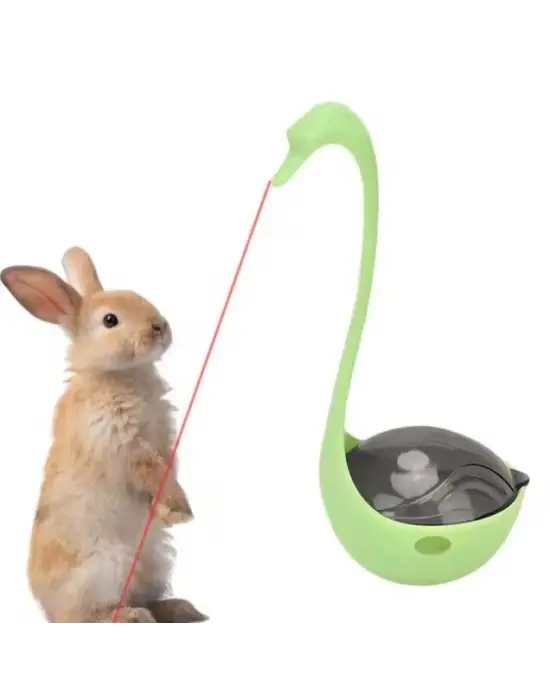 Kuğu Şeklinde Lazerli Kedi Oyuncağı