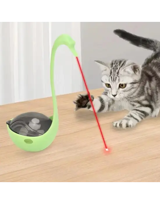Kuğu Şeklinde Lazerli Kedi Oyuncağı