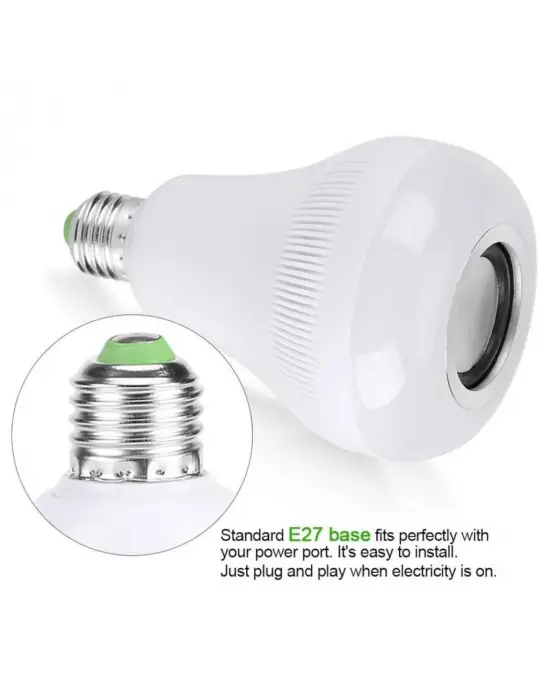 Kumandalı Bluetooth Hoparlör Ampul LD-37