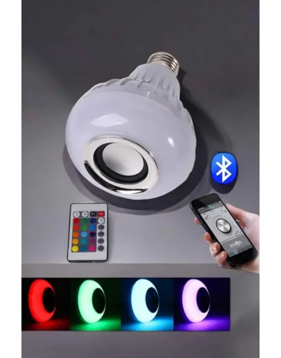 Lamba Led Hoparlör Dayanıklı Ve Uzun Ömürlü Bluetooth Hoparlör