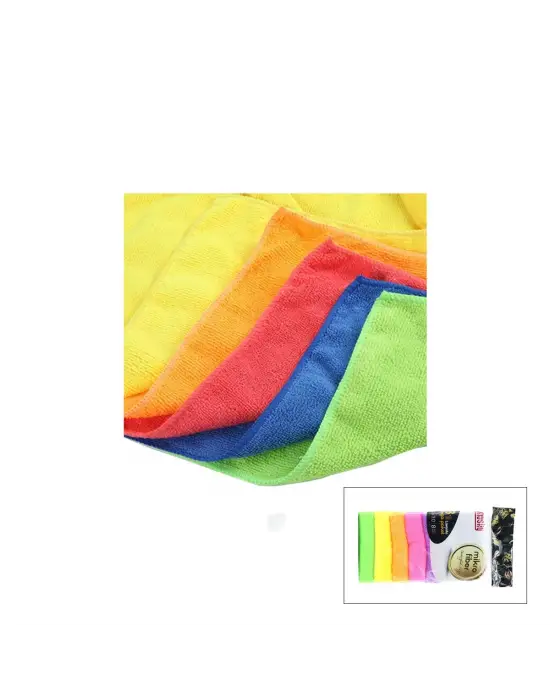 Lavanta 8pcs Mikrofiber Temizlik Bezi