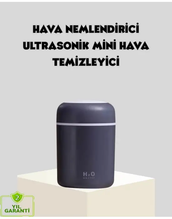 Led Işıklı Usb Nemlendirici – Sürekli Ve Aralıklı Püskürtme Modu