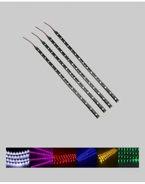Led Yağmur Işığı Seti 10 Adet Meteor Çubuk Aydınlatma