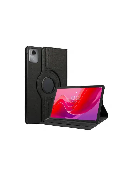 Lenovo Tab M11 Tb330fu 360 Tablet Deri Kılıf - Siyah
