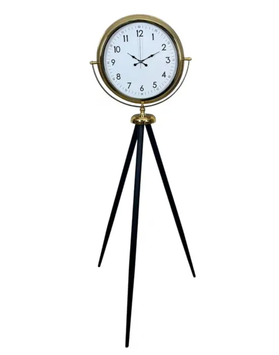 Luxury Gold Tripod Ayaklı Saat