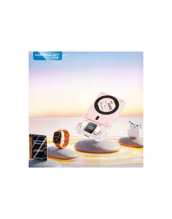 M25w 10.000 Mah 20w Pd Magsafe Powerbank - Pembe