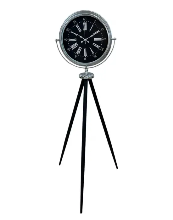 Majestic Krom Tripod Ayaklı Saat