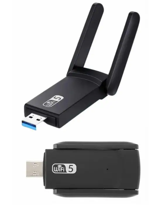 Mbps Wifi Alıcı Kablosuz Wifi Adaptörü Çift Band Çift Antenli