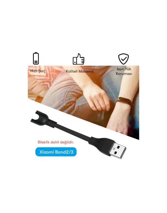 Mc03 Şarj Adaptörü Xiaomi Mi Band 2/3