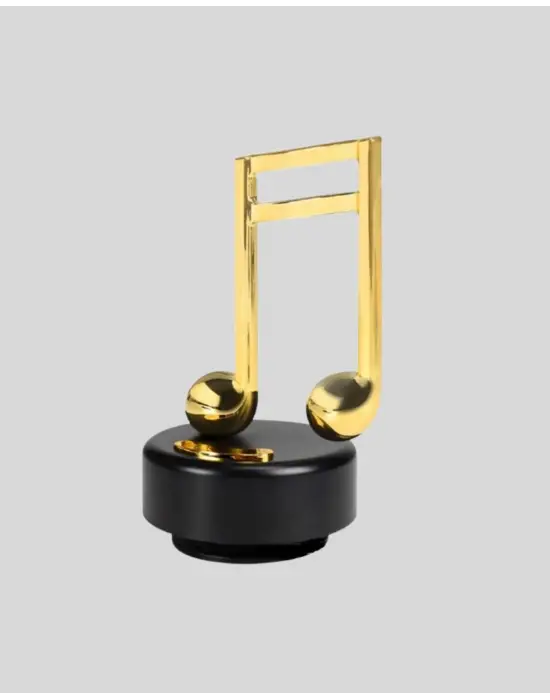 Melodious Music Altın Nota Figürlü Müzik Kutusu