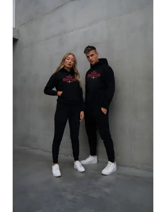 Merry Chrıstmas Sweatshirt - Hodie - Siyah