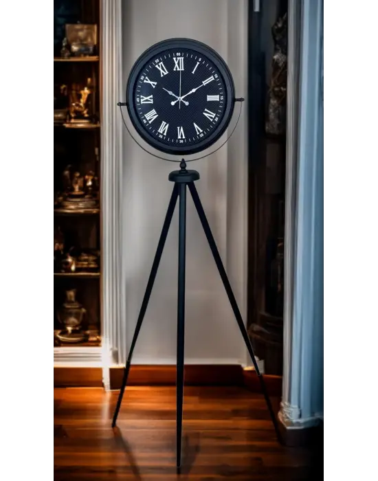 Midnight Black Tripod Ayaklı Saat