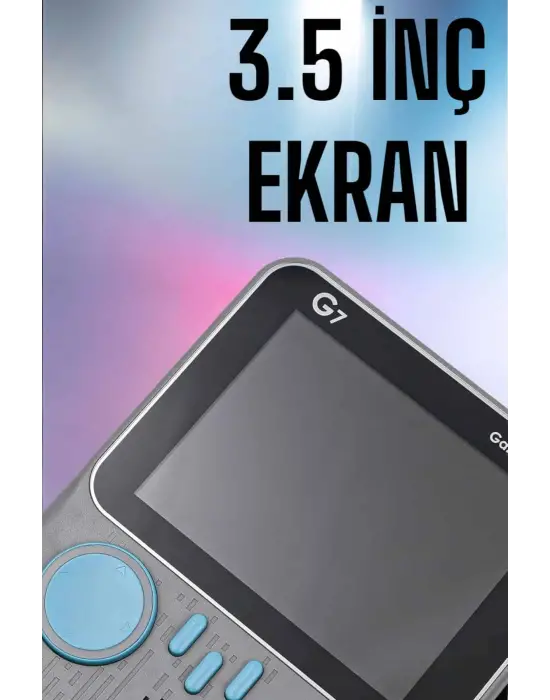 Mini Atari El Atarisi 3.5 İnç Ekran Çift Konsol 666 Adet Retro Oyun Gameboy El Atarisi