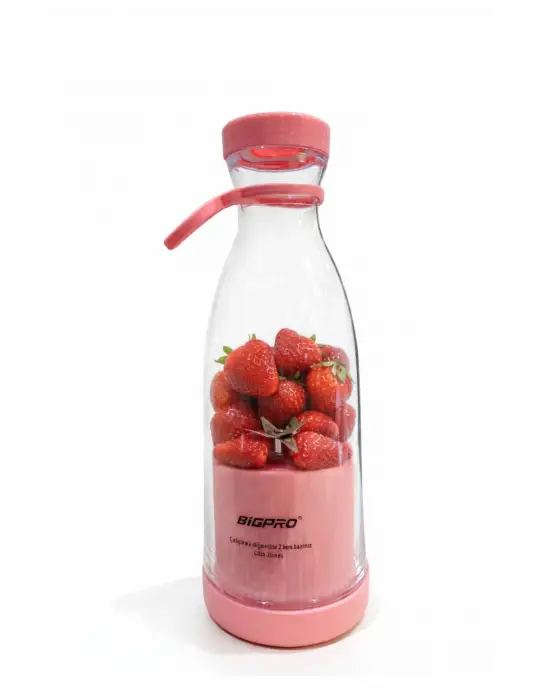 Mini Blender Usb Şarjlı Smoothie Hazırlayıcı Kolay Temizlenebilir Tasarım