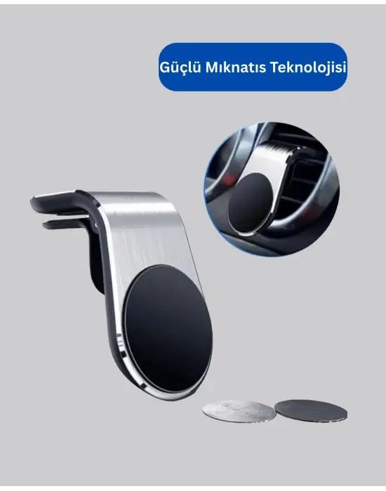 Mini Manyetikli Araç Telefon Tutucu
