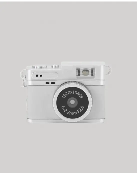 Mini Retro Dijital Kamera 1080p Full Hd Dahili 128gb Hafızalı