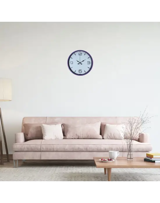 Mor Standart 36 Cm Duvar Saati