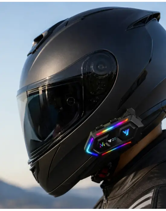Motosiklet Kaskı İçin Bluetooth Intercom Kulaklık Uzun Pil Ömrü