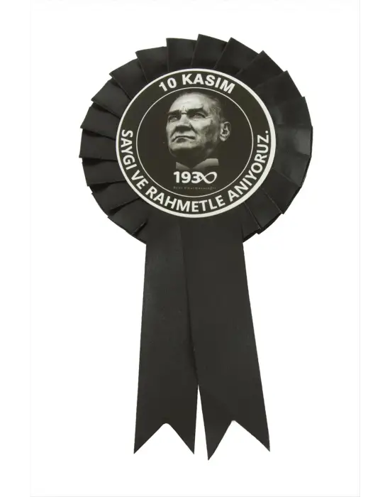 Mustafa Kemal Atatürk Yaka Rozeti Kokartı
