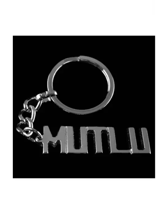 Mutlu İsimli Anahtarlık