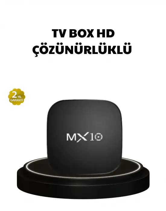 Mx Box S 4k Android Tv Box – Google Asistan, Dolby Ses, 8 Gb Hafıza, Chromecast Desteği
