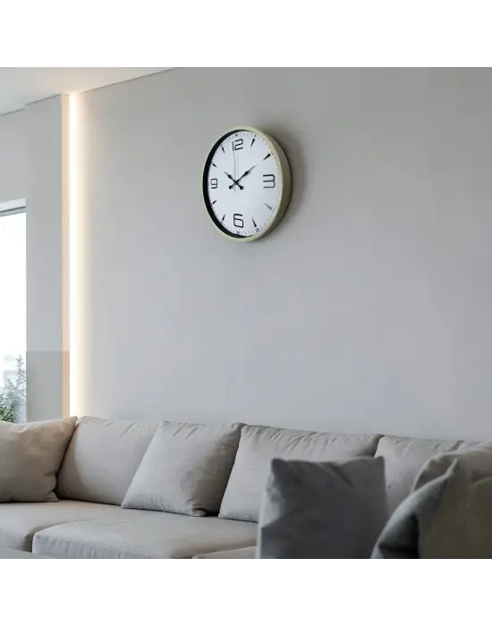 Natural Krem 36 Cm Duvar Saati