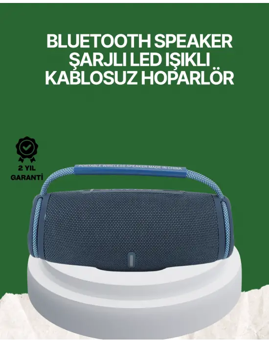 Net Stereo Ses Sunan Ipx5 Su Geçirmez Bluetooth Hoparlör