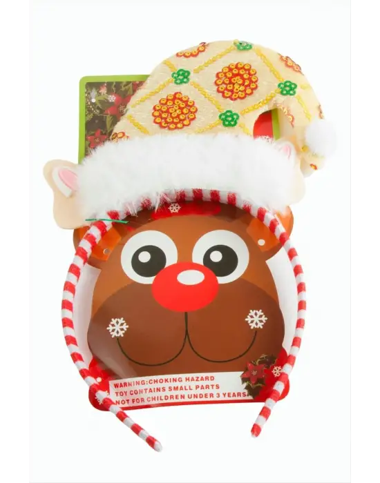 Noel Baba Şapkası Yılbaşı Taç