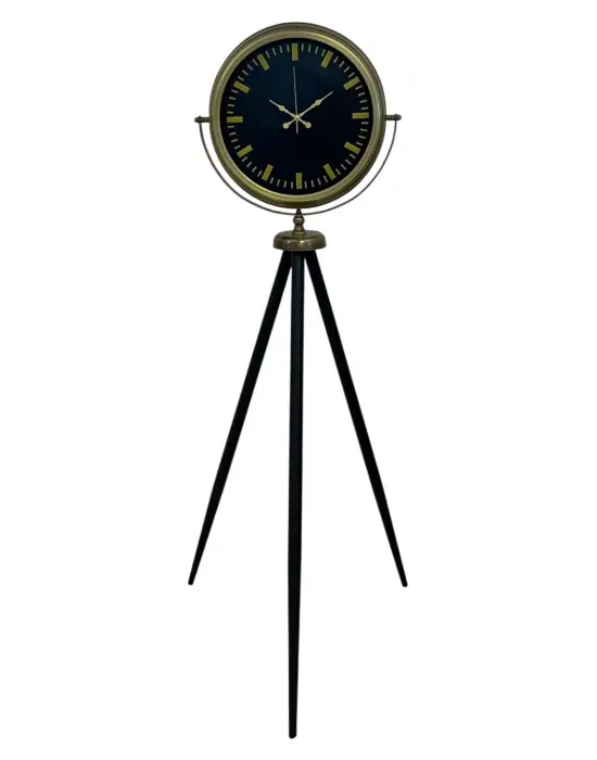 Nostalji Şık Tasarım Tripod Ayaklı Saat