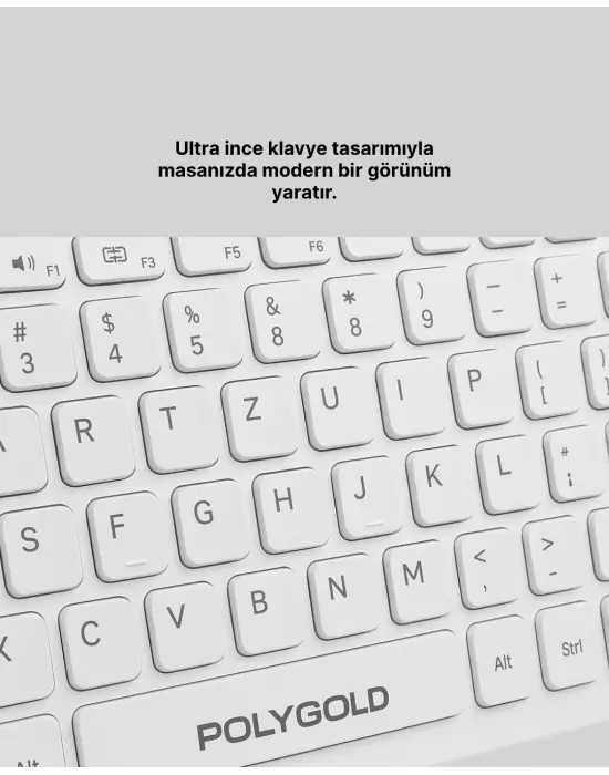 Ofis Ve Ev Kullanımı İçin Kablosuz Klavye Fare Seti - Ergonomik Ve Pratik