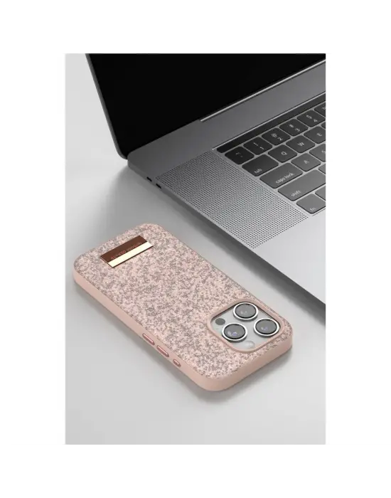 Onegif Apple İphone 11 Bright Simli Kapak - Derin Mor