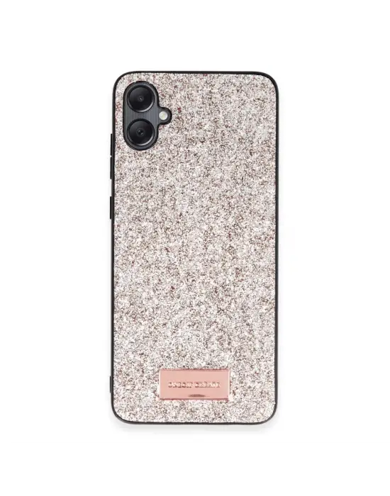 Onegif Samsung Galaxy A05 Bright Simli Kapak - Gold