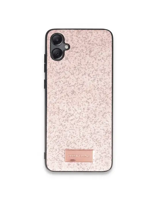 Onegif Samsung Galaxy A05 Bright Simli Kapak - Pembe