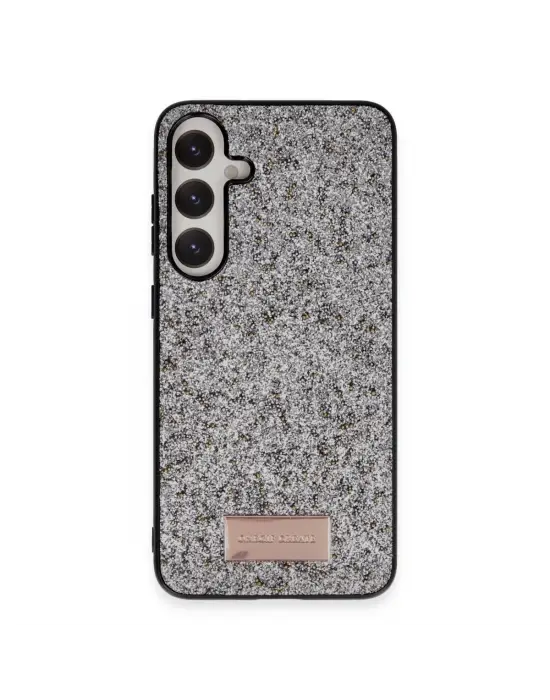 Onegif Samsung Galaxy A05s Bright Simli Kapak - Gümüş