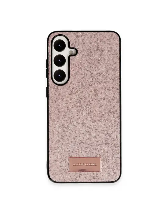 Onegif Samsung Galaxy A05s Bright Simli Kapak - Pembe